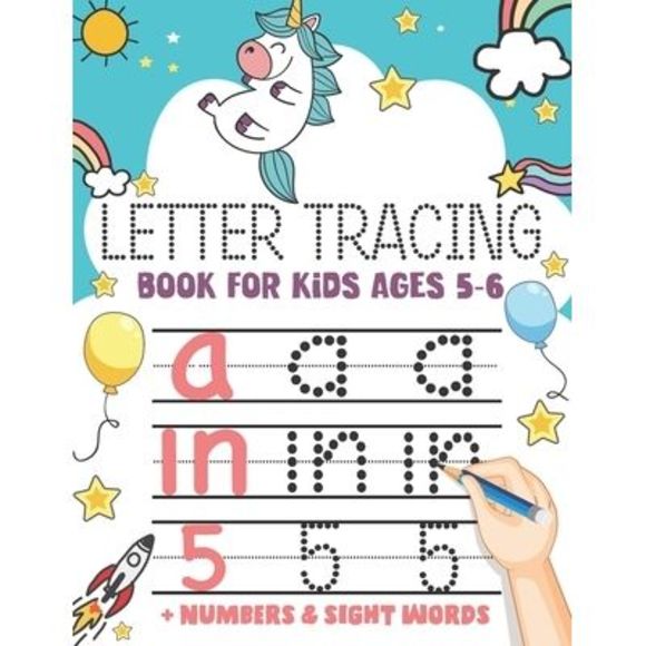 Betty Herring Other - letter Tracing Books For Kids Ages 5-6: handwriting practice book for kids ages